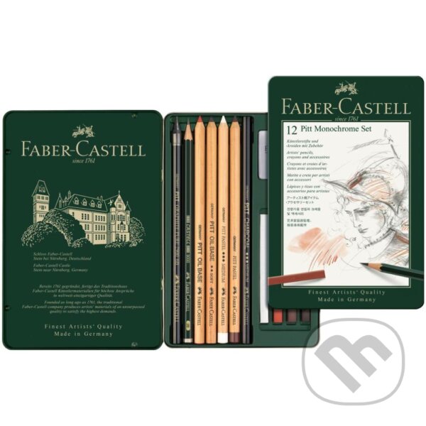 Pitt Monochrome set 12 (Faber-Castell). Faber-Castell Pitt Monochrome set 12 (Faber-Castell). Faber-Castell