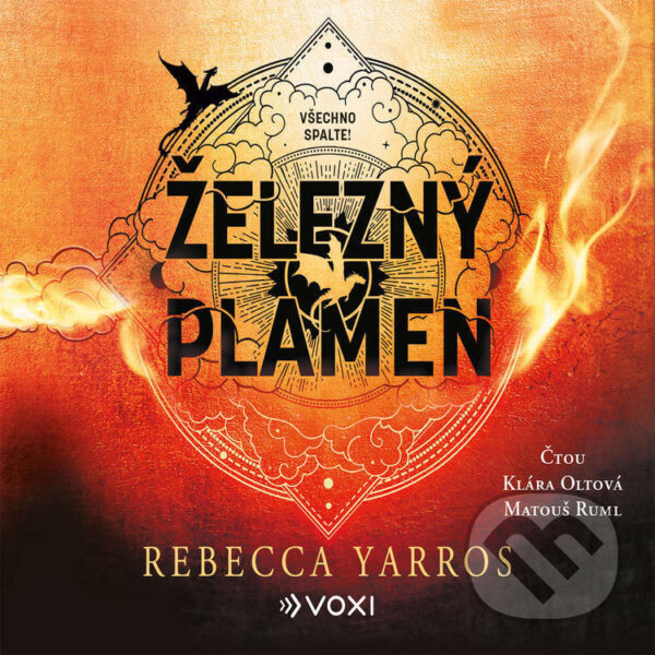 Audiokniha: Železný plamen (Rebecca Yarros). Voxi, 2024 Audiokniha: Železný plamen (Rebecca Yarros). Voxi, 2024