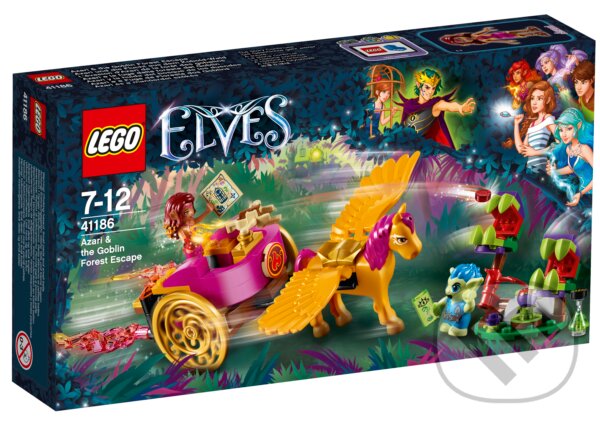 LEGO Elves 41186 Azari a útěk z lesa skřítků, LEGO, 2017