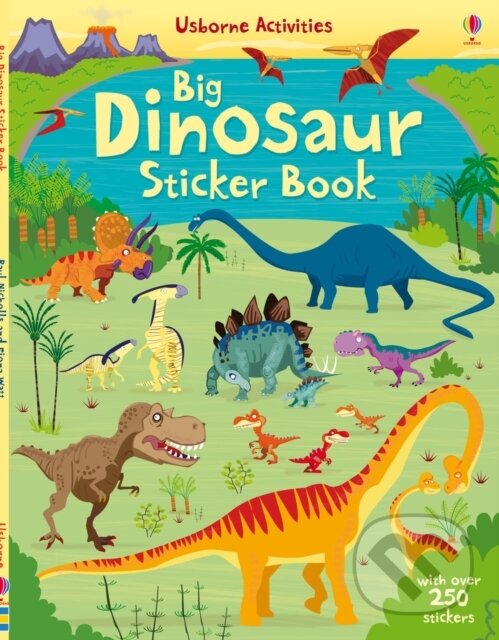 Kniha: Big Dinosaur Sticker book (Fiona Watt). Usborne, 2012 Kniha: Big Dinosaur Sticker book (Fiona Watt). Usborne, 2012