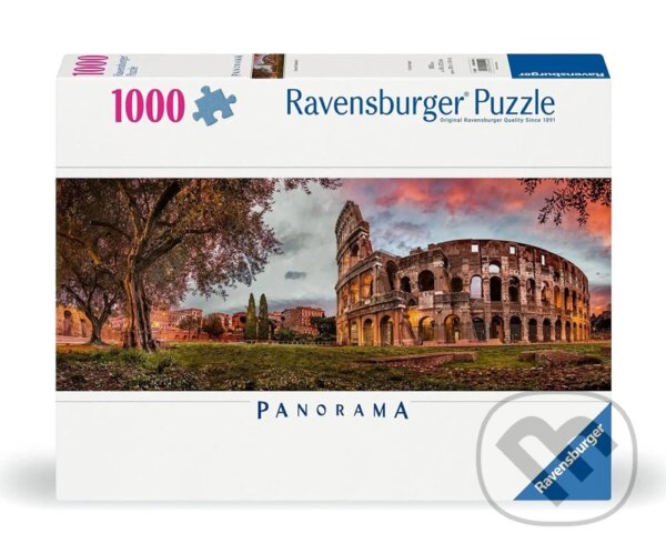 Puzzle: Colosseum v červánkách 1000 (Ravensburger). Ravensburger, 2024 Puzzle: Colosseum v červánkách 1000 (Ravensburger). Ravensburger, 2024