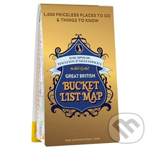 Kniha: ST&G's Solid Gold Great British Bucket List Map (). , 2023 Kniha: ST&G's Solid Gold Great British Bucket List Map (). , 2023