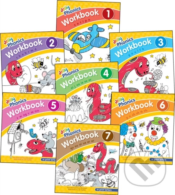 Kniha: Jolly Phonics Workbooks Set Of 7 (Sara Wernham a Sue Lloyd). Jolly Phonics, 2020 Kniha: Jolly Phonics Workbooks Set Of 7 (Sara Wernham a Sue Lloyd). Jolly Phonics, 2020