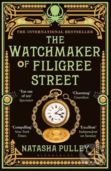 Kniha: The Watchmaker of Filigree Street (Natasha Pulley). Bloomsbury, 2016 Kniha: The Watchmaker of Filigree Street (Natasha Pulley). Bloomsbury, 2016