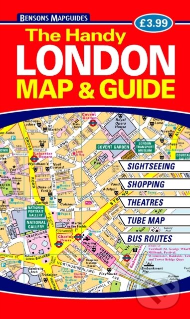 Kniha: The Handy London Map & Guide (Bensons MapGuides). , 2023 Kniha: The Handy London Map & Guide (Bensons MapGuides). , 2023