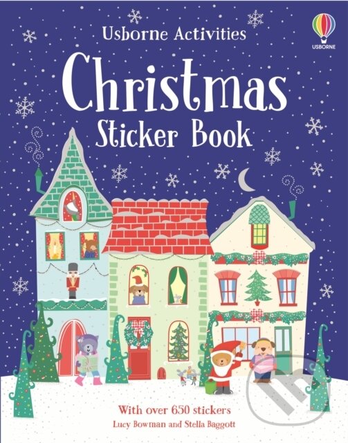 Kniha: Christmas Sticker Book (Lucy Bowman). Usborne, 2023 Kniha: Christmas Sticker Book (Lucy Bowman). Usborne, 2023