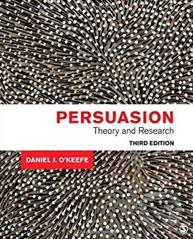 Kniha: Persuasion (Daniel J. O'Keefe). Sage Publications, 2015 Kniha: Persuasion (Daniel J. O'Keefe). Sage Publications, 2015