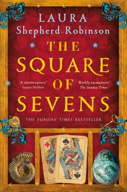 Kniha: The Square of Sevens (Laura Shepherd-Robinson). Pan Books, 2024 Kniha: The Square of Sevens (Laura Shepherd-Robinson). Pan Books, 2024