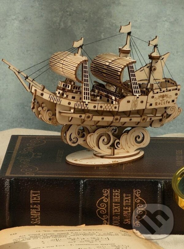 Puzzle: NiXiM Dřevěné 3D puzzle/Plachetnice (NiXim). NiXim, 2024 Puzzle: NiXiM Dřevěné 3D puzzle/Plachetnice (NiXim). NiXim, 2024