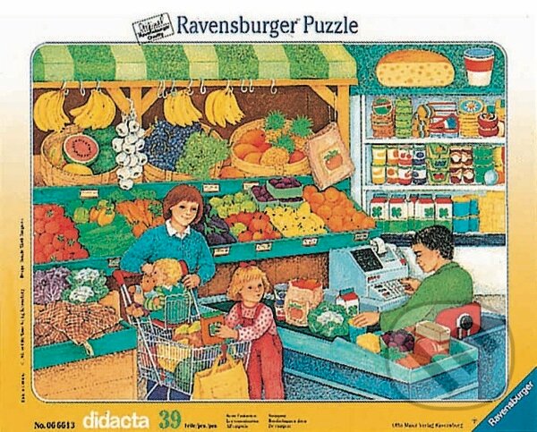 Puzzle: Na nákupe (Ravensburger). Ravensburger Puzzle: Na nákupe (Ravensburger). Ravensburger