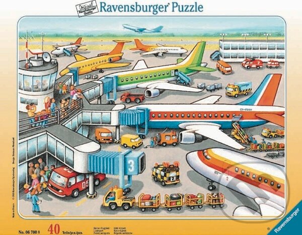 Puzzle: Letisko (Ravensburger). Ravensburger Puzzle: Letisko (Ravensburger). Ravensburger