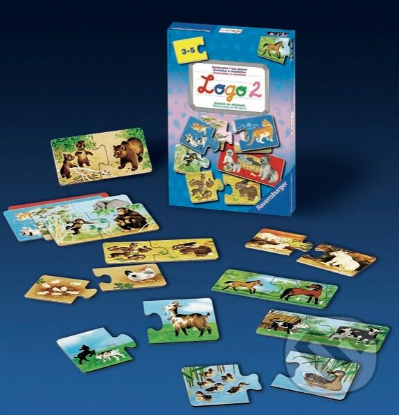 Spoločenská hra: Logo 2 - Zvieratká a mláďatká (Ravensburger). Ravensburger Spoločenská hra: Logo 2 - Zvieratká a mláďatká (Ravensburger). Ravensburger