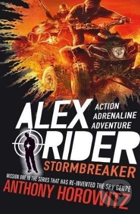 Kniha: Stormbreaker (Anthony Horowitz). Walker books, 2015 Kniha: Stormbreaker (Anthony Horowitz). Walker books, 2015
