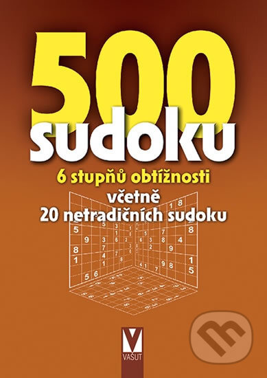 Kniha: 500 sudoku (Vašut). Vašut, 2017 Kniha: 500 sudoku (Vašut). Vašut, 2017