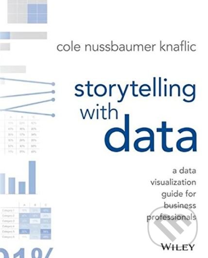 Kniha: Storytelling with Data (Cole Nussbaumer Knaflic). John Wiley & Sons, 2015 Kniha: Storytelling with Data (Cole Nussbaumer Knaflic). John Wiley & Sons, 2015
