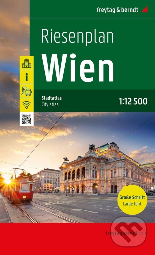 Vídeň 1:12 500 / obří plán města (freytag&berndt). freytag&berndt, 2024 Vídeň 1:12 500 / obří plán města (freytag&berndt). freytag&berndt, 2024