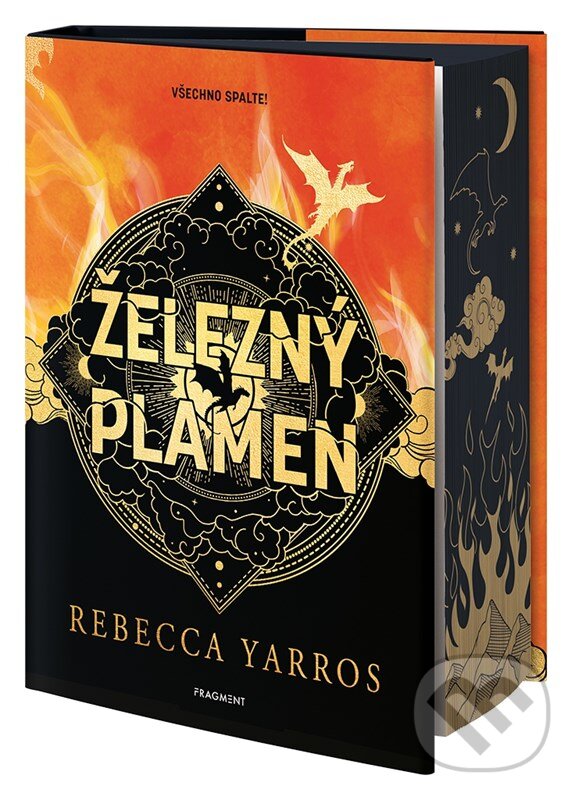 Kniha: Železný plamen - exkluzivní vydání (Rebecca Yarros). Nakladatelství Fragment, 2025 Kniha: Železný plamen - exkluzivní vydání (Rebecca Yarros). Nakladatelství Fragment, 2025