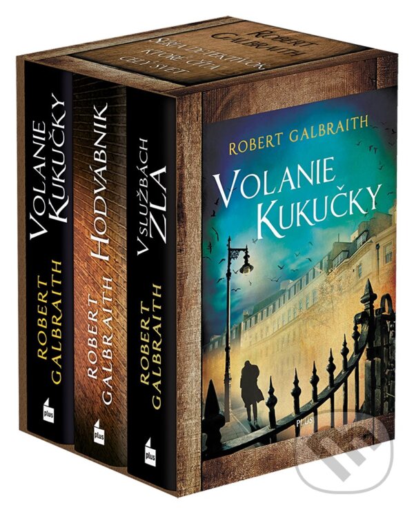 Kniha: Séria detektívok Roberta Galbraitha (BOX) (Robert Galbraith a J.K. Rowling). Plus, 2017 Kniha: Séria detektívok Roberta Galbraitha (BOX) (Robert Galbraith a J.K. Rowling). Plus, 2017