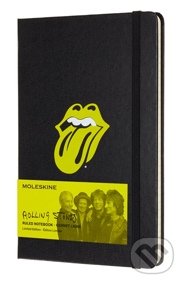 Moleskine - Rolling Stones zápisník Black, Moleskine, 2017