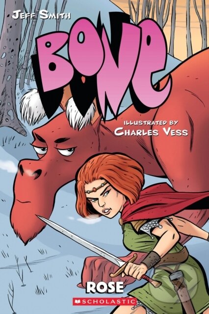 Kniha: Bone: Bone Prequel: Rose (Jeff Smith). Scholastic, 2025 Kniha: Bone: Bone Prequel: Rose (Jeff Smith). Scholastic, 2025