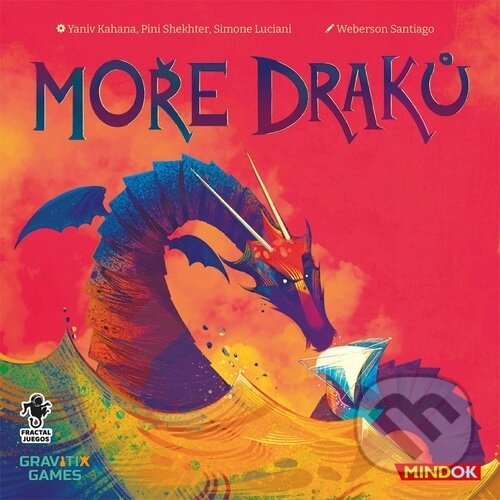Společenská hra: Moře draků (Mindok). Mindok, 2025 Společenská hra: Moře draků (Mindok). Mindok, 2025