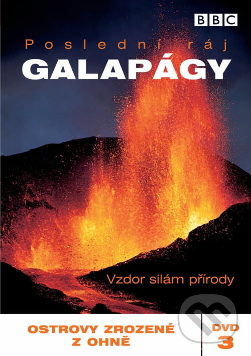 Film: Galapágy 3 - Ostrovy zrozené z ohně (Hollywood) (DVD). Hollywood, 2021 Film: Galapágy 3 - Ostrovy zrozené z ohně (Hollywood) (DVD). Hollywood, 2021