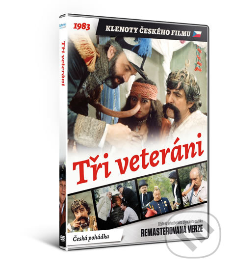 Film: Tři veteráni (Oldřich Lipský) (DVD). Bohemia Motion Pictures, a.s., 2019 Film: Tři veteráni (Oldřich Lipský) (DVD). Bohemia Motion Pictures, a.s., 2019