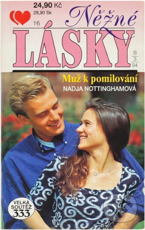 Kniha: Muž k pomilování (Nadia Nottingham). Ivo Železný, 1994 Kniha: Muž k pomilování (Nadia Nottingham). Ivo Železný, 1994