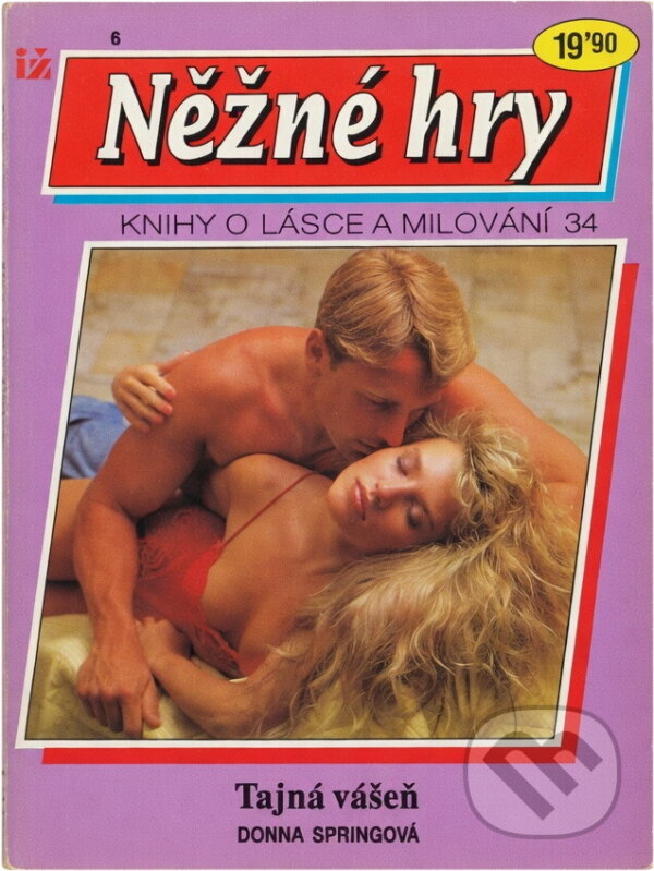 Kniha: Tajná vášeň (Donna Spring). Ivo Železný, 1993 Kniha: Tajná vášeň (Donna Spring). Ivo Železný, 1993