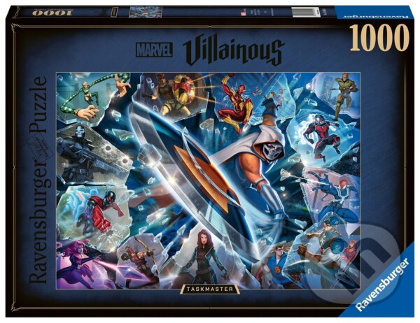 Puzzle: Marvel Villainous: Taskmaster (Ravensburger). Ravensburger, 2025 Puzzle: Marvel Villainous: Taskmaster (Ravensburger). Ravensburger, 2025