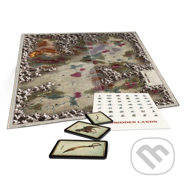 Společenská hra: Forbidden Lands - The Bloodmarch Map & Cards Pack (Free League Publishing). Free League Publishing, 2025 Společenská hra: Forbidden Lands - The Bloodmarch Map & Cards Pack (Free League Publishing). Free League Publishing, 2025