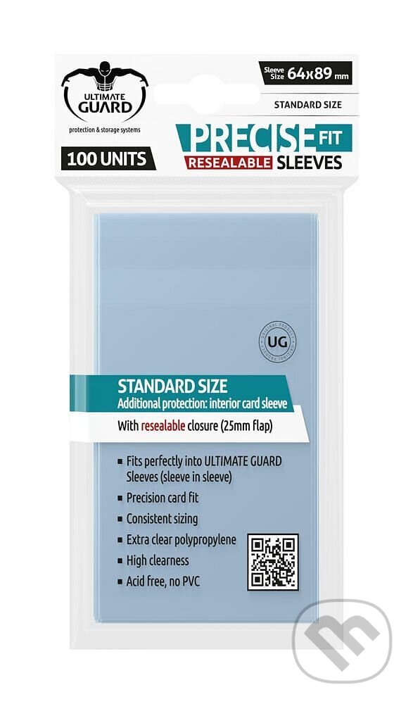 Společenská hra: Obaly na karty 64 x 89 mm - (Ultimate Guard Precise-Fit Resealable) (Ultimate Guard). Ultimate Guard, 2025 Společenská hra: Obaly na karty 64 x 89 mm - (Ultimate Guard Precise-Fit Resealable) (Ultimate Guard). Ultimate Guard, 2025