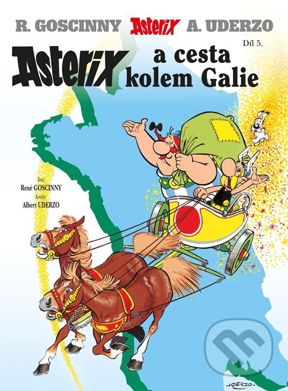 Kniha: Asterix 5: Asterix a cesta kolem Galie (René Goscinny). Alicanto, 2025 Kniha: Asterix 5: Asterix a cesta kolem Galie (René Goscinny). Alicanto, 2025