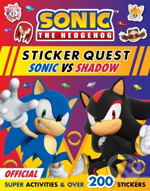 Kniha: Sonic the Hedgehog Sticker Quest: Sonic vs Shadow (Sonic The Hedgehog). HarperCollins Publishers, 2025 Kniha: Sonic the Hedgehog Sticker Quest: Sonic vs Shadow (Sonic The Hedgehog). HarperCollins Publishers, 2025
