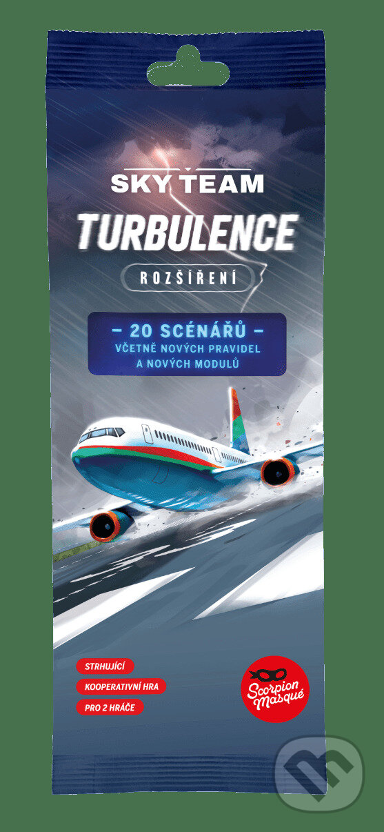 Společenská hra: Sky Team Turbulence (rozšírenie) (Luc Rémond). Blackfire, 2025 Společenská hra: Sky Team Turbulence (rozšírenie) (Luc Rémond). Blackfire, 2025
