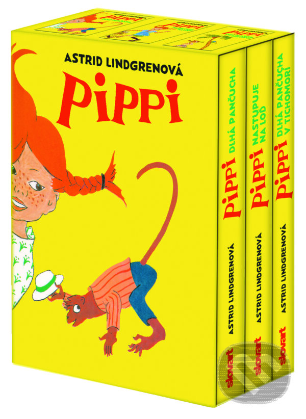 Kniha: Pippi Dlhá pančucha (3-dielny set) (Astrid Lindgren). Slovart, 2025 Kniha: Pippi Dlhá pančucha (3-dielny set) (Astrid Lindgren). Slovart, 2025