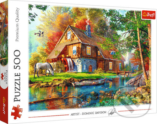 Puzzle: Mlýn u řeky (Trefl). Trefl, 2025 Puzzle: Mlýn u řeky (Trefl). Trefl, 2025