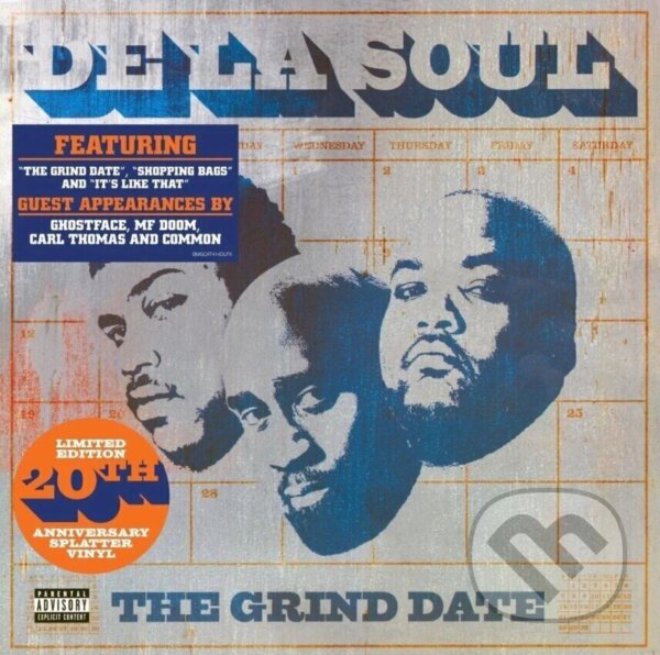 Hudební CD: De La Soul: The Grind Date (Splatter) LP (Universal Music). Universal Music, 2024 Hudební CD: De La Soul: The Grind Date (Splatter) LP (Universal Music). Universal Music, 2024