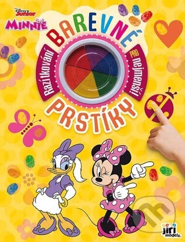 Kniha: Barevné prstíky Minnie (Jiří Models). Jiří Models, 2025 Kniha: Barevné prstíky Minnie (Jiří Models). Jiří Models, 2025
