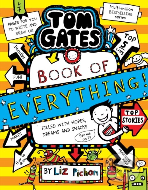 Kniha: Tom Gates: Book of Everything (Liz Pichon). Scholastic, 2025 Kniha: Tom Gates: Book of Everything (Liz Pichon). Scholastic, 2025