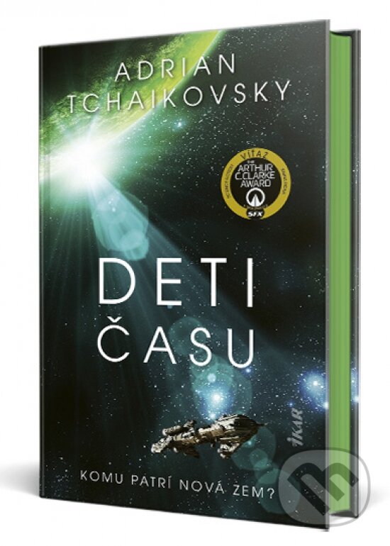 Kniha: Deti času (Adrian Tchaikovsky). Ikar, 2025 Kniha: Deti času (Adrian Tchaikovsky). Ikar, 2025