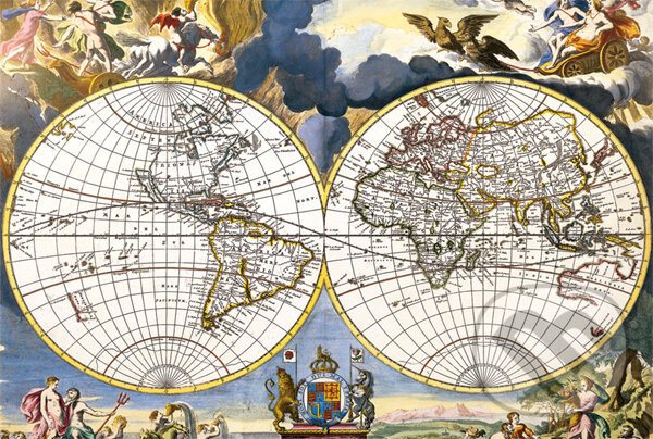 Puzzle: Orbis terrarum nova et accuratissima tabula (Johanne A. Loon). Trefl Puzzle: Orbis terrarum nova et accuratissima tabula (Johanne A. Loon). Trefl