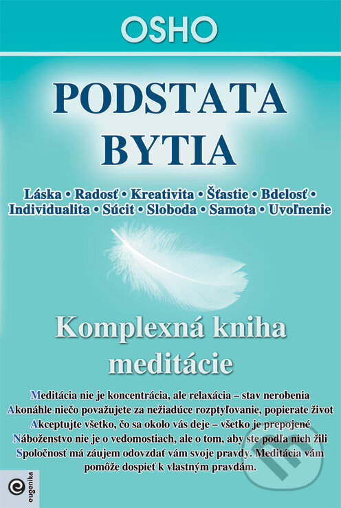 Kniha: Podstata bytia (Osho). Eugenika, 2019 Kniha: Podstata bytia (Osho). Eugenika, 2019