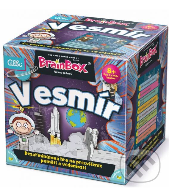 Spoločenská hra: V kocke! Vesmír (Albi). Albi, 2017 Spoločenská hra: V kocke! Vesmír (Albi). Albi, 2017
