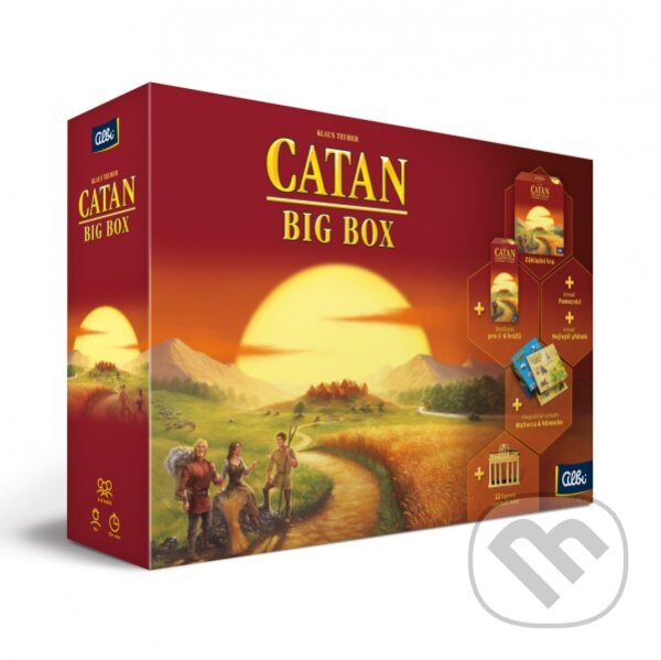 Společenská hra: Catan Big Box (Albi). Albi, 2017 Společenská hra: Catan Big Box (Albi). Albi, 2017
