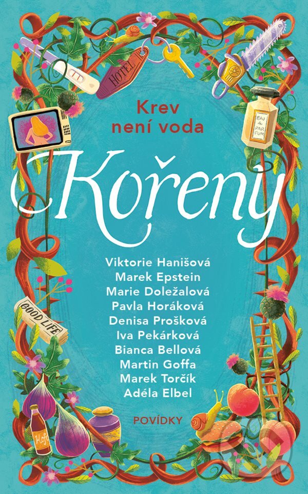 Kniha: Kořeny (Adéla Elbel, Bianca Bellová, Denisa Prošková, Epstein Marek, Iva Pekárková, Marek Torčík, Marie Doležalová, Martin Goffa, Pavla Horáková a Viktorie Hanišová). Cosmopolis, 2025 Kniha: Kořeny (Adéla Elbel, Bianca Bellová, Denisa Prošková, Epstein Marek, Iva Pekárková, Marek Torčík, Marie Doležalová, Martin Goffa, Pavla Horáková a Viktorie Hanišová). Cosmopolis, 2025