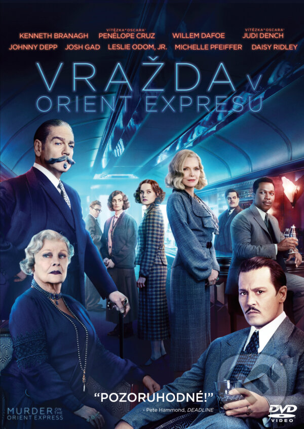 Film: Vražda v Orient expresu (Sidney Lumet a Kenneth Branagh) (DVD). Magicbox, 2018 Film: Vražda v Orient expresu (Sidney Lumet a Kenneth Branagh) (DVD). Magicbox, 2018