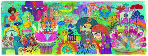 Puzzle: Puzzle Gallery – Magická India (Djeco). Djeco, 2019 Puzzle: Puzzle Gallery – Magická India (Djeco). Djeco, 2019
