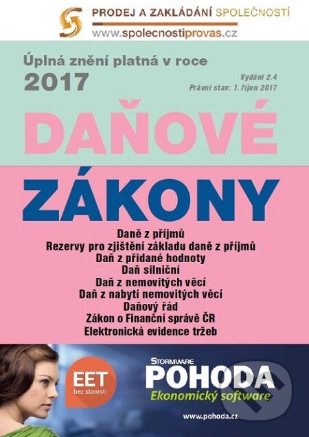 Daňové zákony 2017 ČR XXL ProFi - Kolektiv autorů, DonauMedia