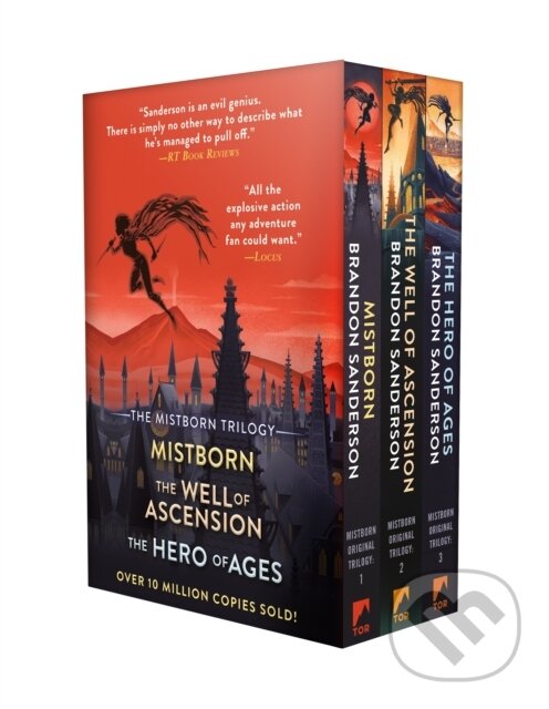 Kniha: Mistborn Trilogy TPB Boxed Set (Brandon Sanderson). Tor Books, 2023 Kniha: Mistborn Trilogy TPB Boxed Set (Brandon Sanderson). Tor Books, 2023